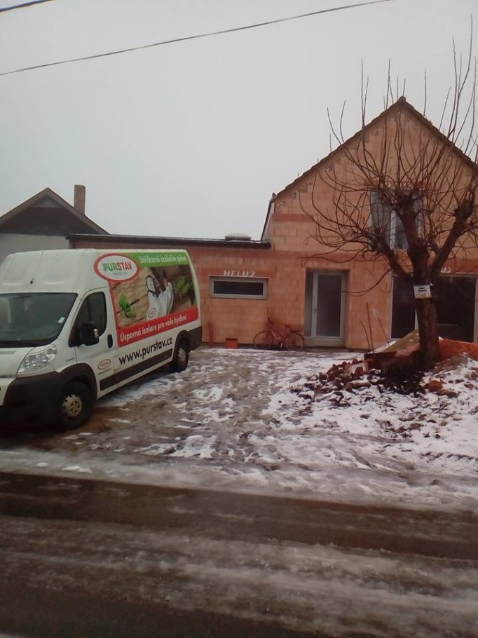 Zateplení stropu v Hrušky